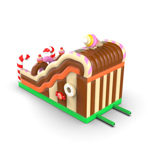 Double open slide with candy theme