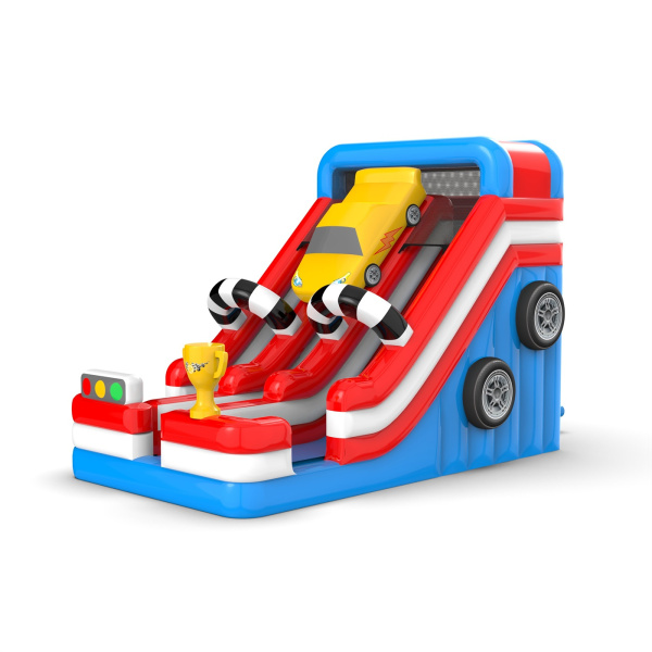Double slide with car motif