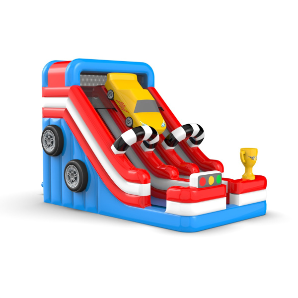 Double slide with car motif