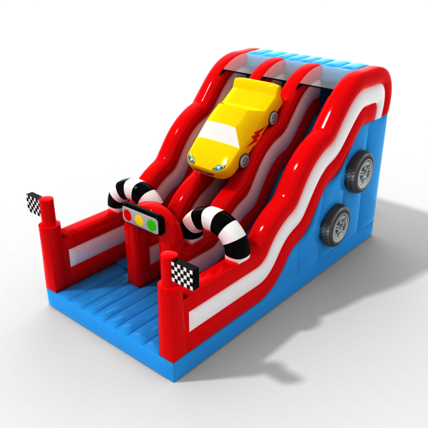 Double open slide with car motif