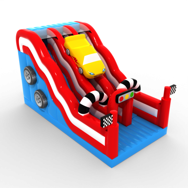 Double open slide with car motif