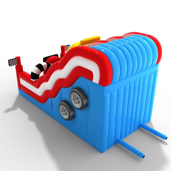 Double open slide with car motif