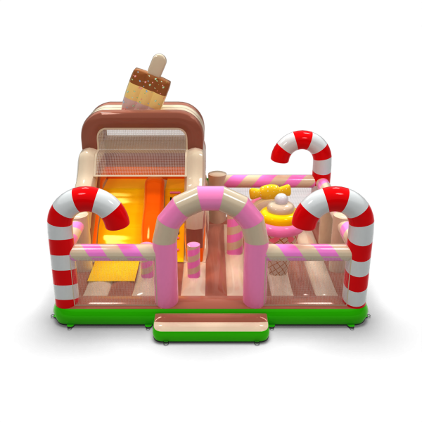 Inflatable playground 8x6 in candy theme