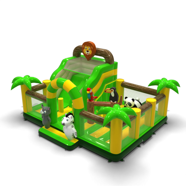 Inflatable playground 8x6 in jungle theme