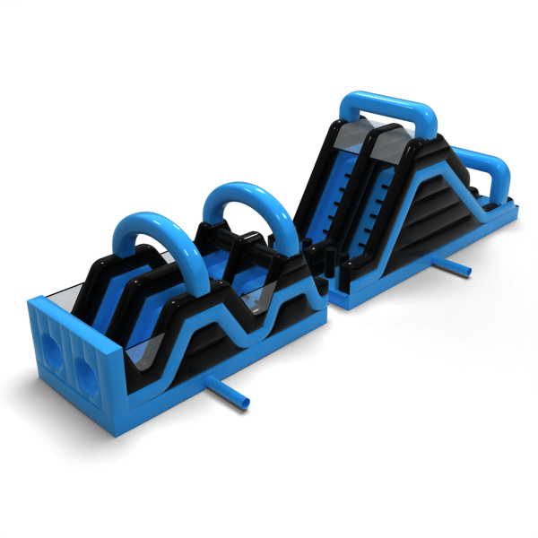Inflatable obstacle course Race Blue - 15m
