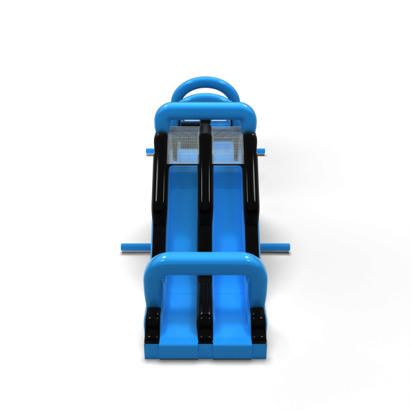 Inflatable obstacle course Race Blue - 15m