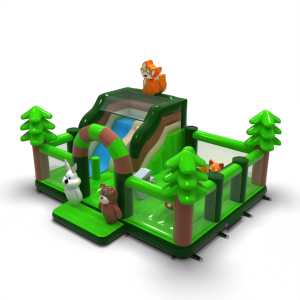 Inflatable playground 8x6 in forest theme