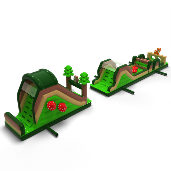Forest inflatable obstacle course - 20m