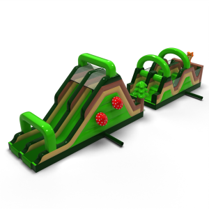 Forest inflatable obstacle course - 15m