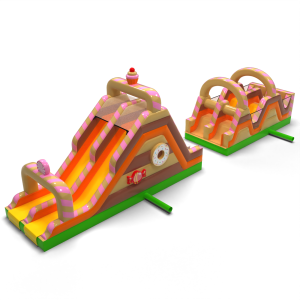 Inflatable obstacle course Candy - 15m