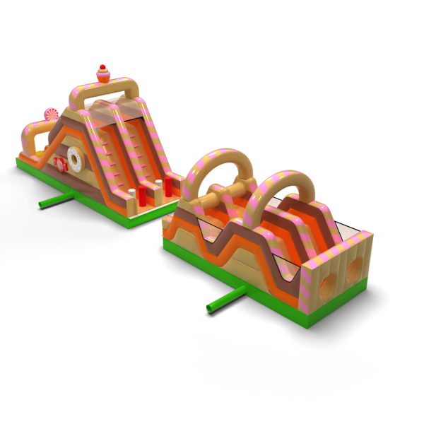 Inflatable obstacle course Candy - 15m