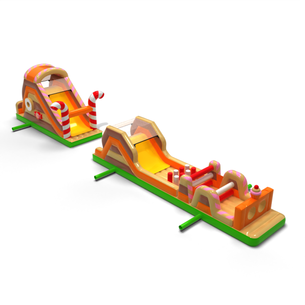 Inflatable obstacle course Candy - 20m