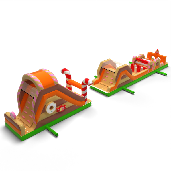 Inflatable obstacle course Candy - 20m