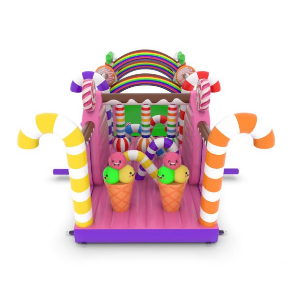 Inflatable obstacle course Candy - 10m