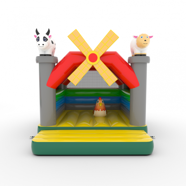bouncy castle 4.5x3.6  in a farm theme