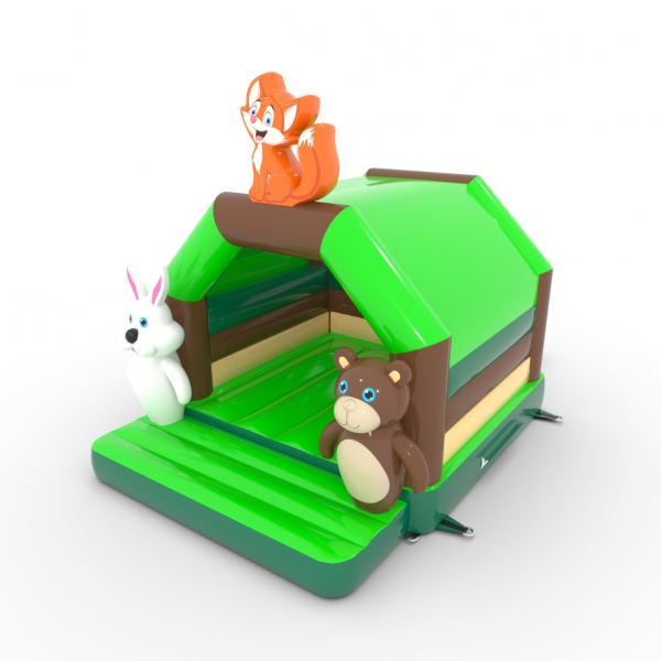 Bouncy castle 4.5x3.65 in forest theme