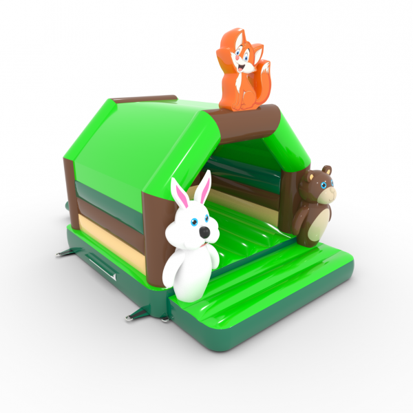 Bouncy castle 4.5x3.65 in forest theme