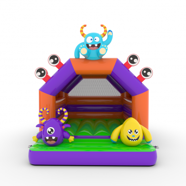 4.5x3.6 bouncy castle in a monster theme