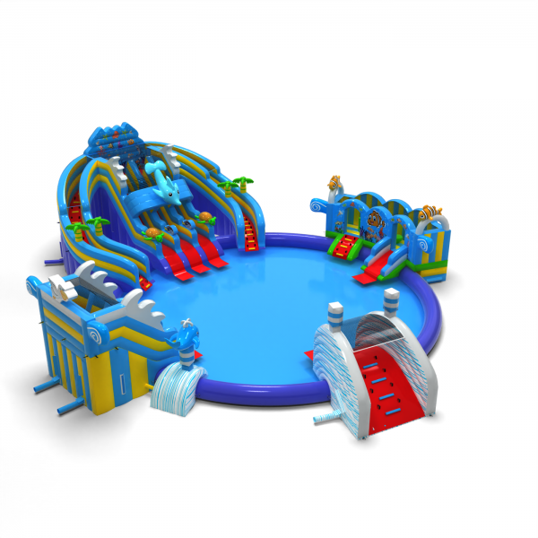 Inflatable water park Hawaiian Lagoon