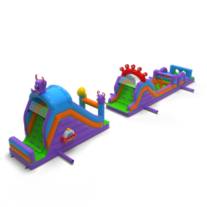 Inflatable obstacle course Monsters - 20m