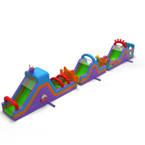Inflatable obstacle course Monsters - 30m