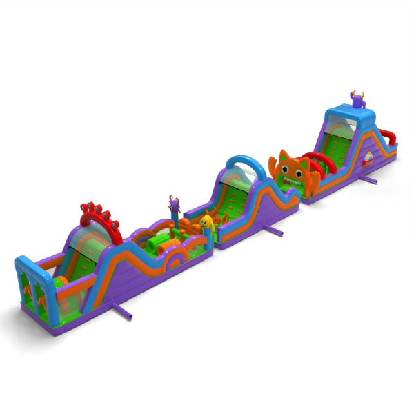 Inflatable obstacle course Monsters - 30m