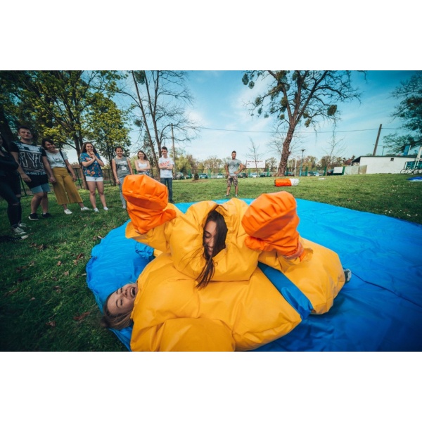 SUMO costumes for children including mats