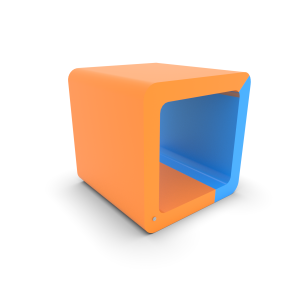 Inflatable cube