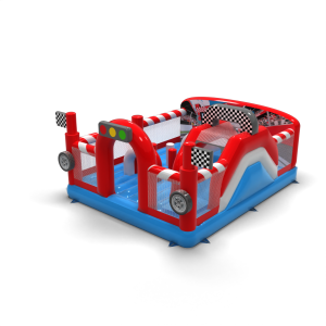 6x5 inflatable playground in a car theme