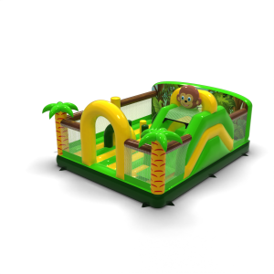 6x5 inflatable playground in a jungle theme