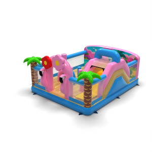 6x5 inflatable playground in Hawaiian theme