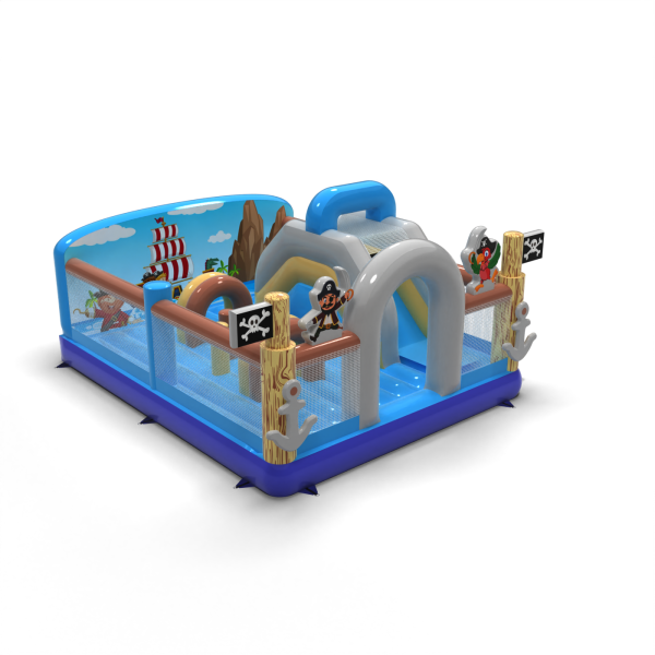 6x5 inflatable playground in pirate theme