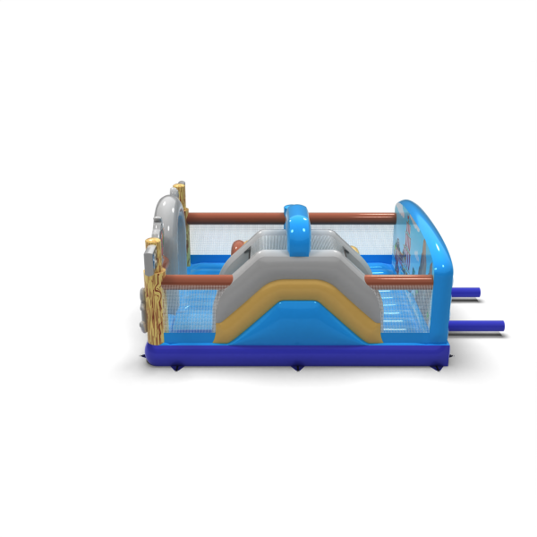 6x5 inflatable playground in pirate theme