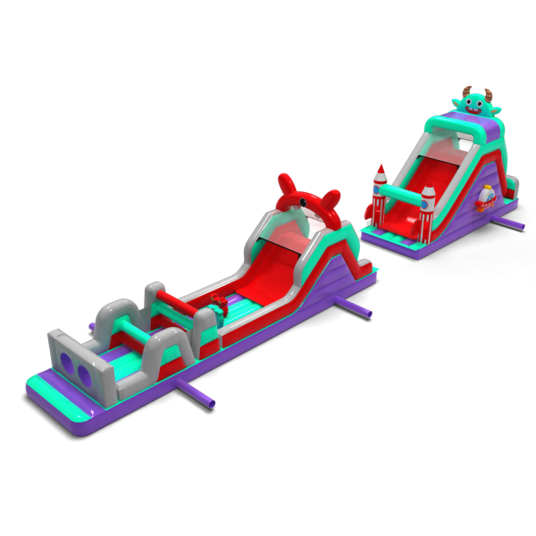 Inflatable Space obstacle course - 20m