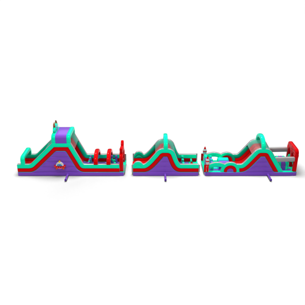 Inflatable obstacle course Space "Long" - 30m