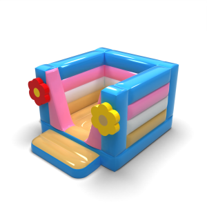 Small bouncy castle - in a Hawaiian theme