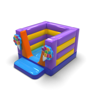 Small bouncy castle - in an amusement park theme