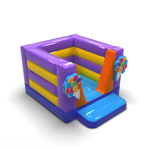Small bouncy castle - in an amusement park theme