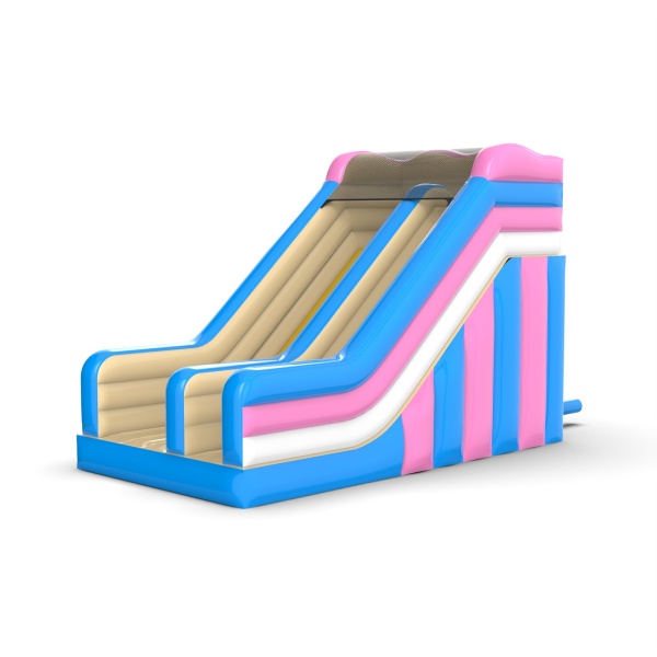 Inflatable slide with Hawaiian theme