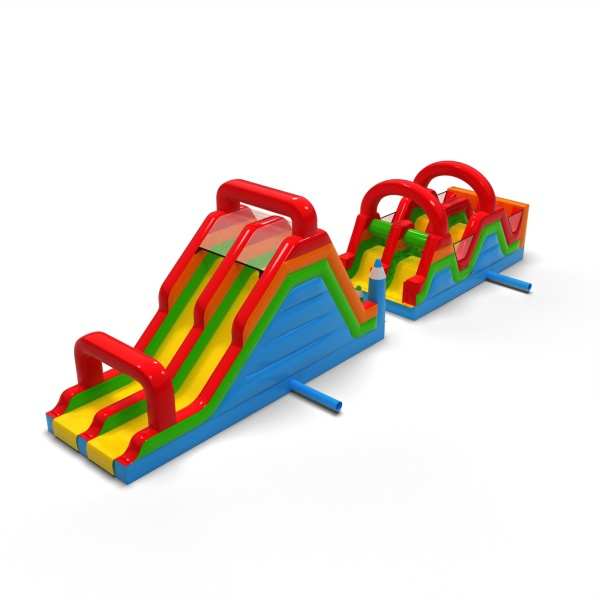 Crayon inflatable obstacle course - 15m