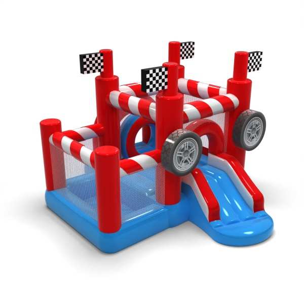 Small bouncy castle with dry pool for children - car