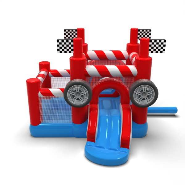 Small bouncy castle with dry pool for children - car