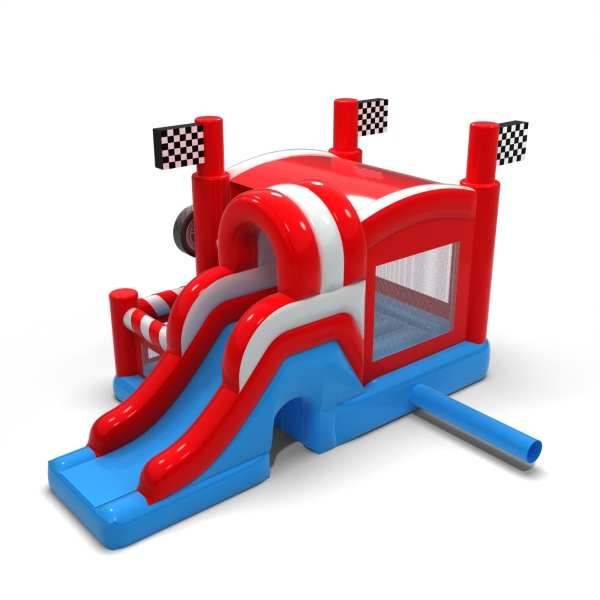 Combo bouncy castle with car theme