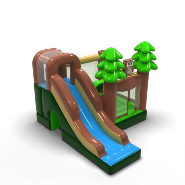 Forest bouncy castle combo