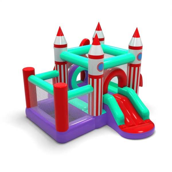 Small bouncy castle with dry pool for children - space