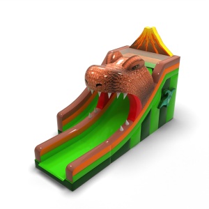 Inflatable slide with Dinosaur