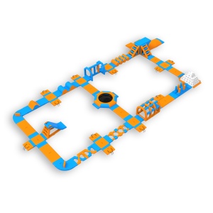 Theta inflatable water park...