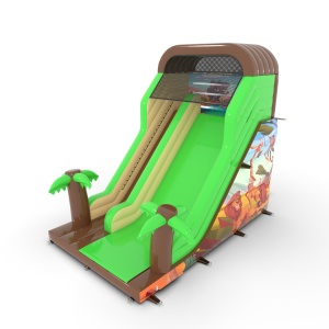 Inflatable slide with...