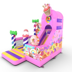 Inflatable with slide combo...
