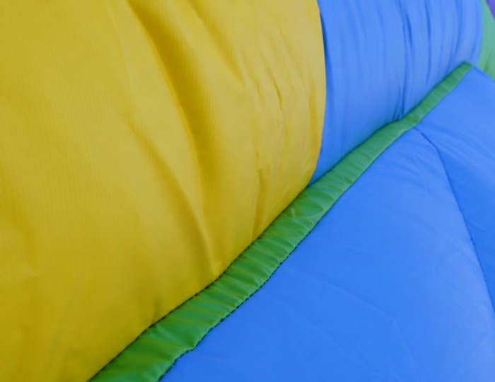 Inflatable attraction made of matte material